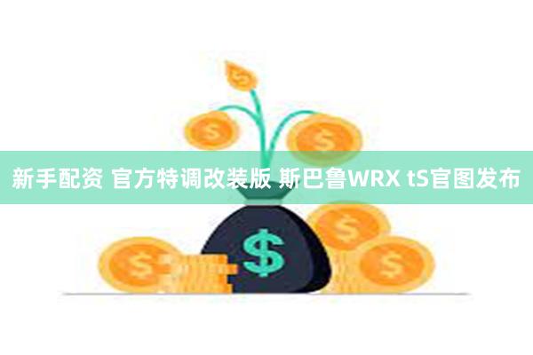 新手配资 官方特调改装版 斯巴鲁WRX tS官图发布