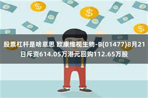 股票杠杆是啥意思 欧康维视生物-B(01477)8月21日斥资614.05万港元