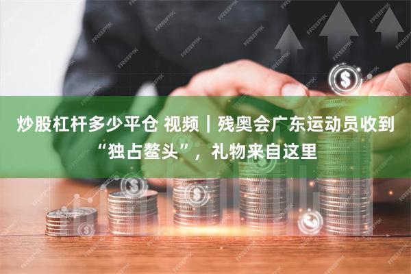 炒股杠杆多少平仓 视频｜残奥会广东运动员收到“独占鳌头”，礼物来自这里