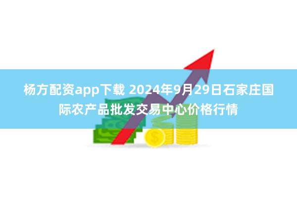 杨方配资app下载 2024年9月29日石家庄国际农产品批发交易中心价格行情