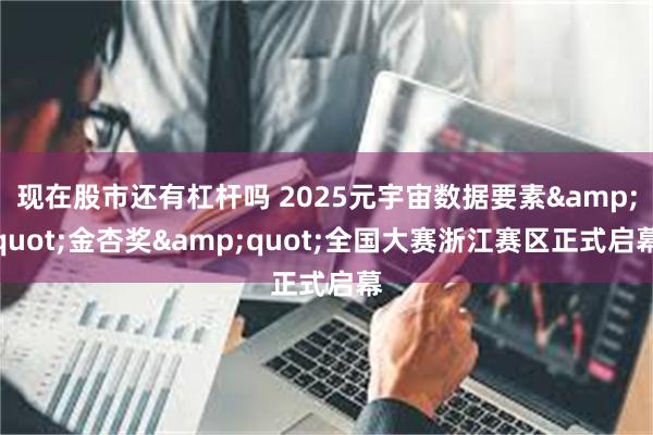 现在股市还有杠杆吗 2025元宇宙数据要素&quot;金杏奖&q