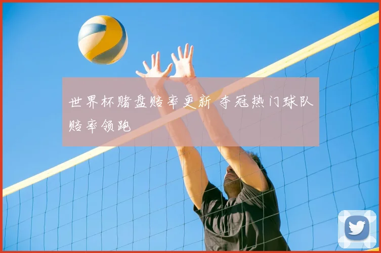 世界杯赌盘赔率更新 夺冠热门球队赔率领跑