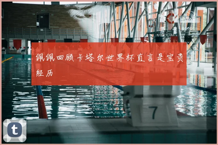 佩佩回顾卡塔尔世界杯直言是宝贵经历